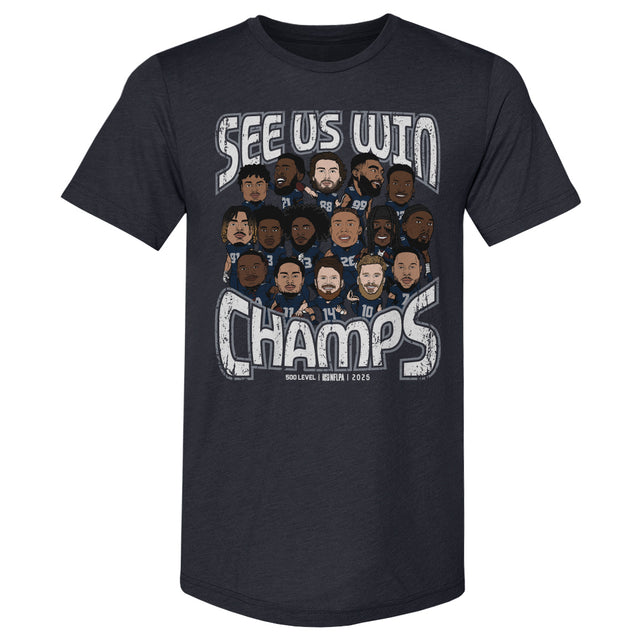 Seattle Football Men's Premium T-Shirt | 500 LEVEL