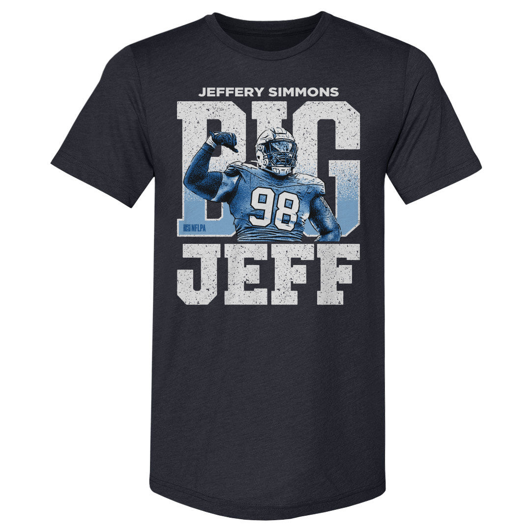 Jeffery Simmons Men's Premium T-Shirt | 500 LEVEL