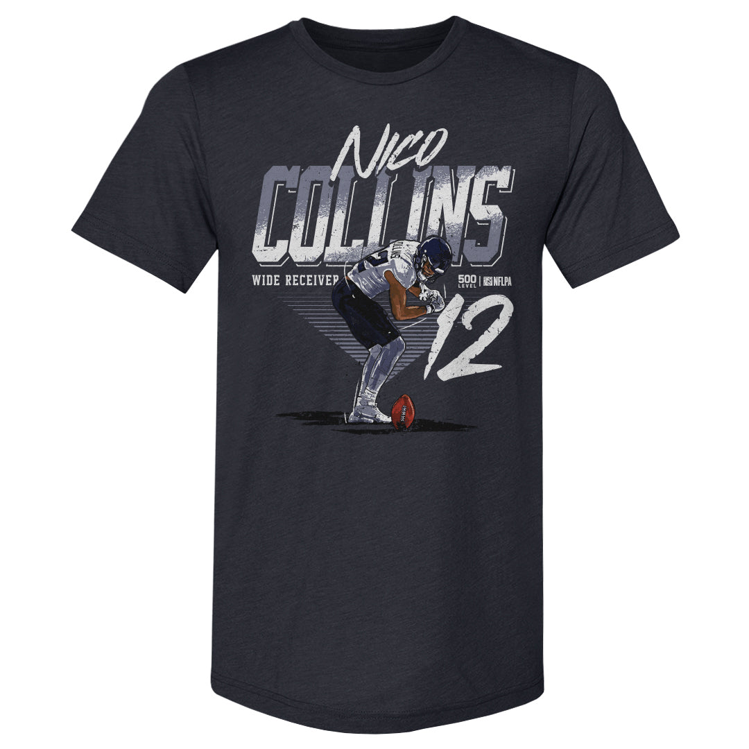 Nico Collins Men's Premium T-Shirt | 500 LEVEL