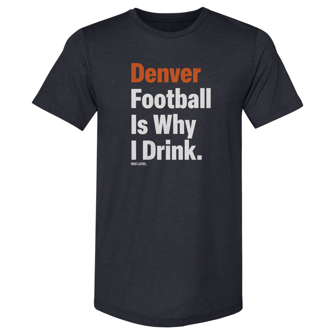 Denver Football Men's Premium T-Shirt | 500 LEVEL