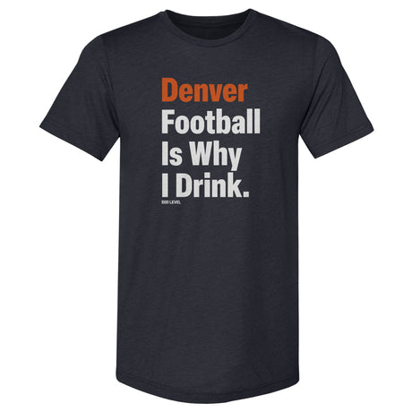 Denver Football Men's Premium T-Shirt | 500 LEVEL