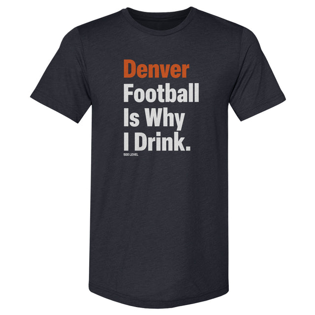 Denver Football Men's Premium T-Shirt | 500 LEVEL