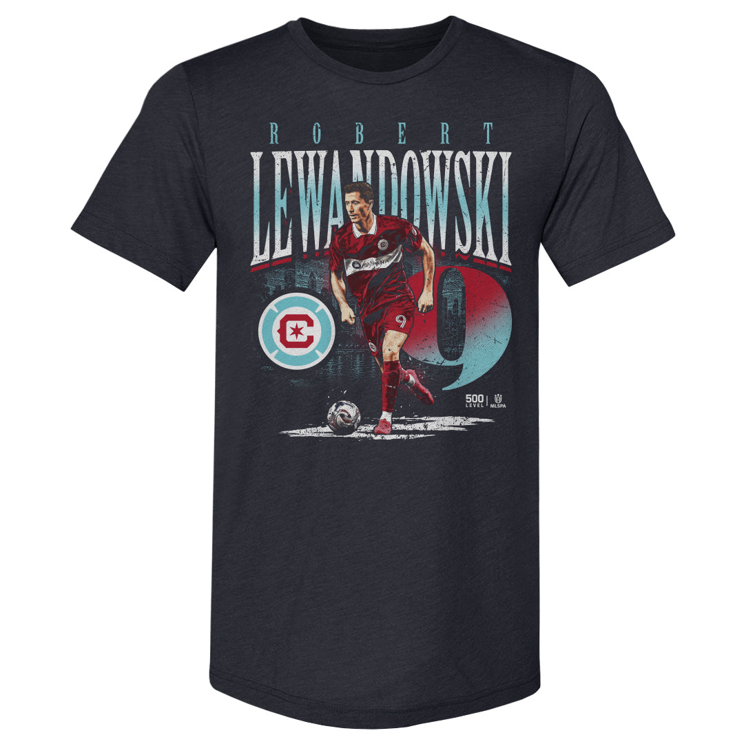 Robert Lewandowski Men's Premium T-Shirt | 500 LEVEL