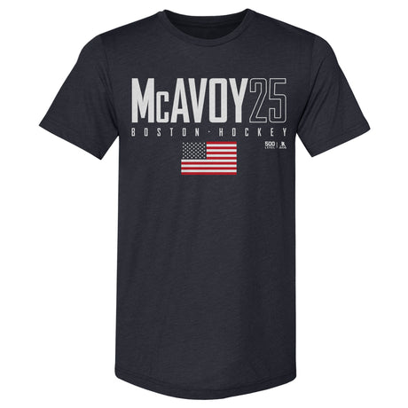 Charlie McAvoy Men's Premium T-Shirt | 500 LEVEL