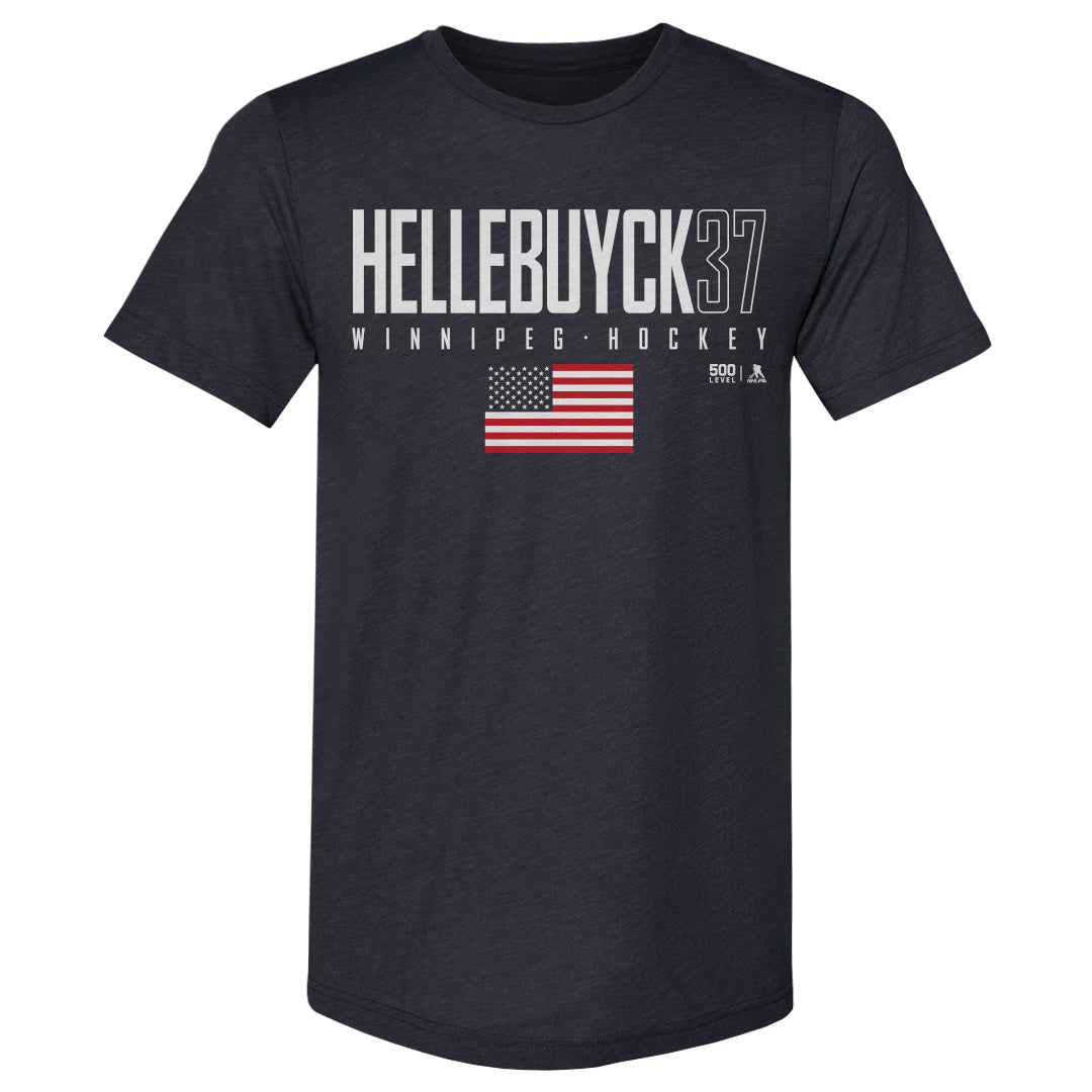Connor Hellebuyck Men's Premium T-Shirt | 500 LEVEL