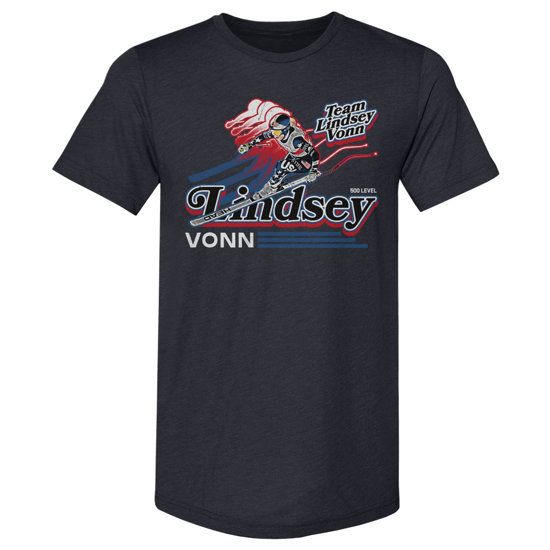 Lindsey Vonn Men's Premium T-Shirt | 500 LEVEL