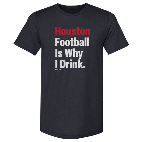 Houston Football Men's Premium T-Shirt | 500 LEVEL