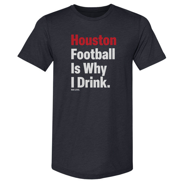 Houston Football Men's Premium T-Shirt | 500 LEVEL