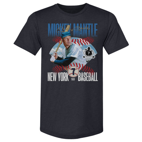 Mickey Mantle Men's Premium T-Shirt | 500 LEVEL