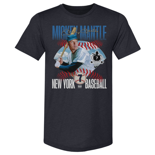 Mickey Mantle Men's Premium T-Shirt | 500 LEVEL