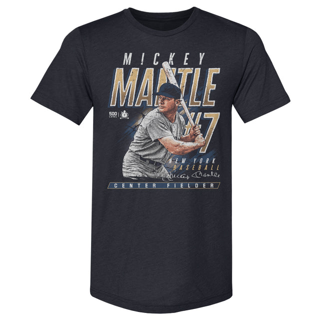 Mickey Mantle Men's Premium T-Shirt | 500 LEVEL
