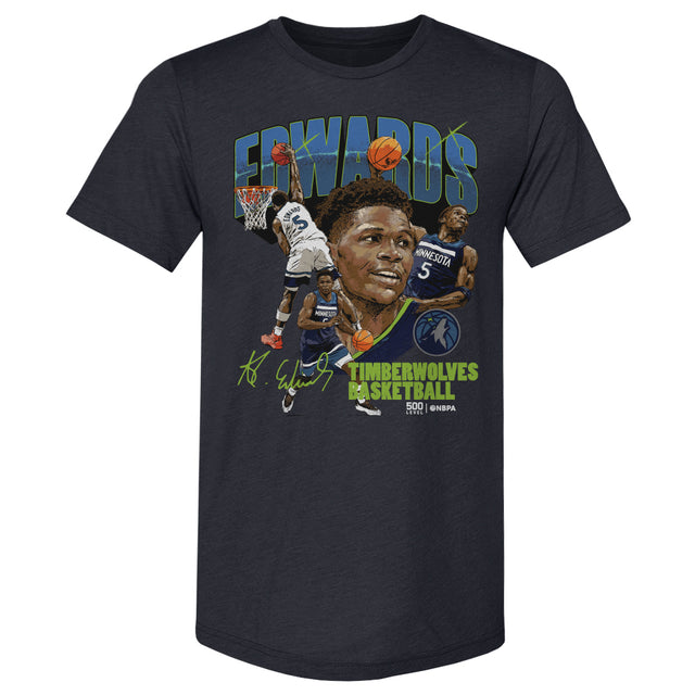 Anthony Edwards Men's Premium T-Shirt | 500 LEVEL