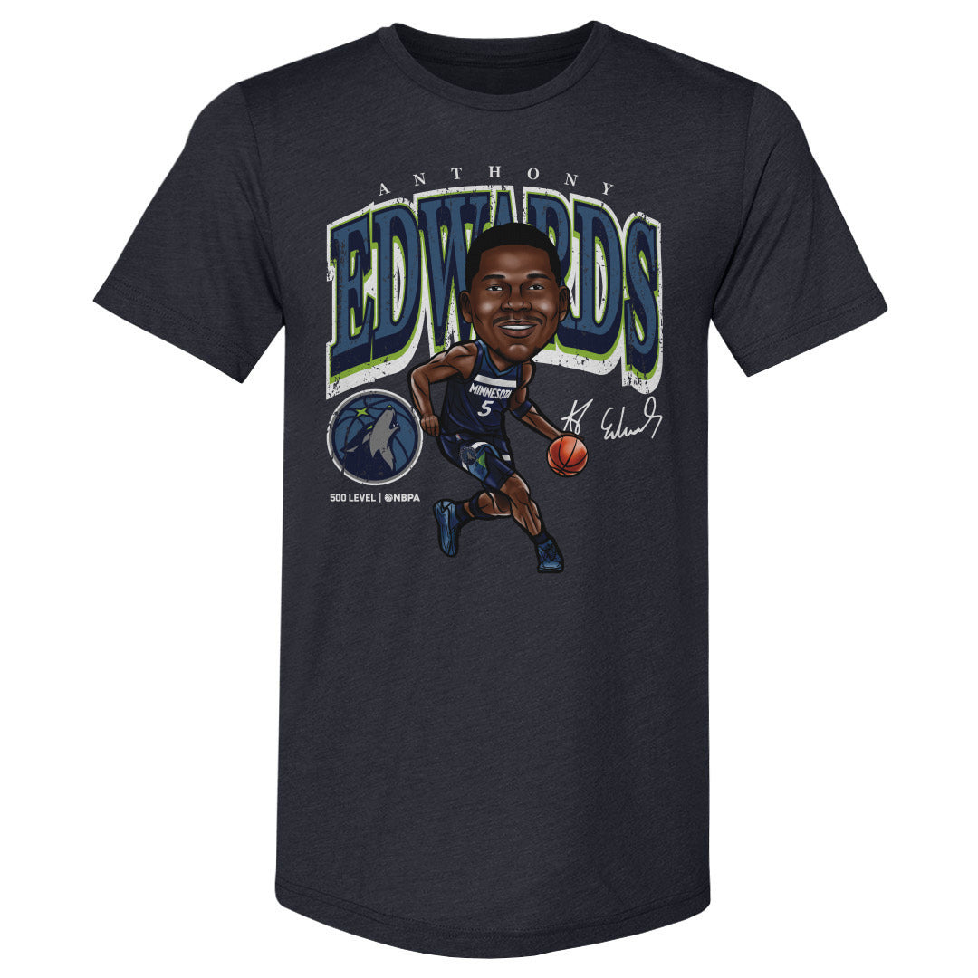 Anthony Edwards Men's Premium T-Shirt | 500 LEVEL