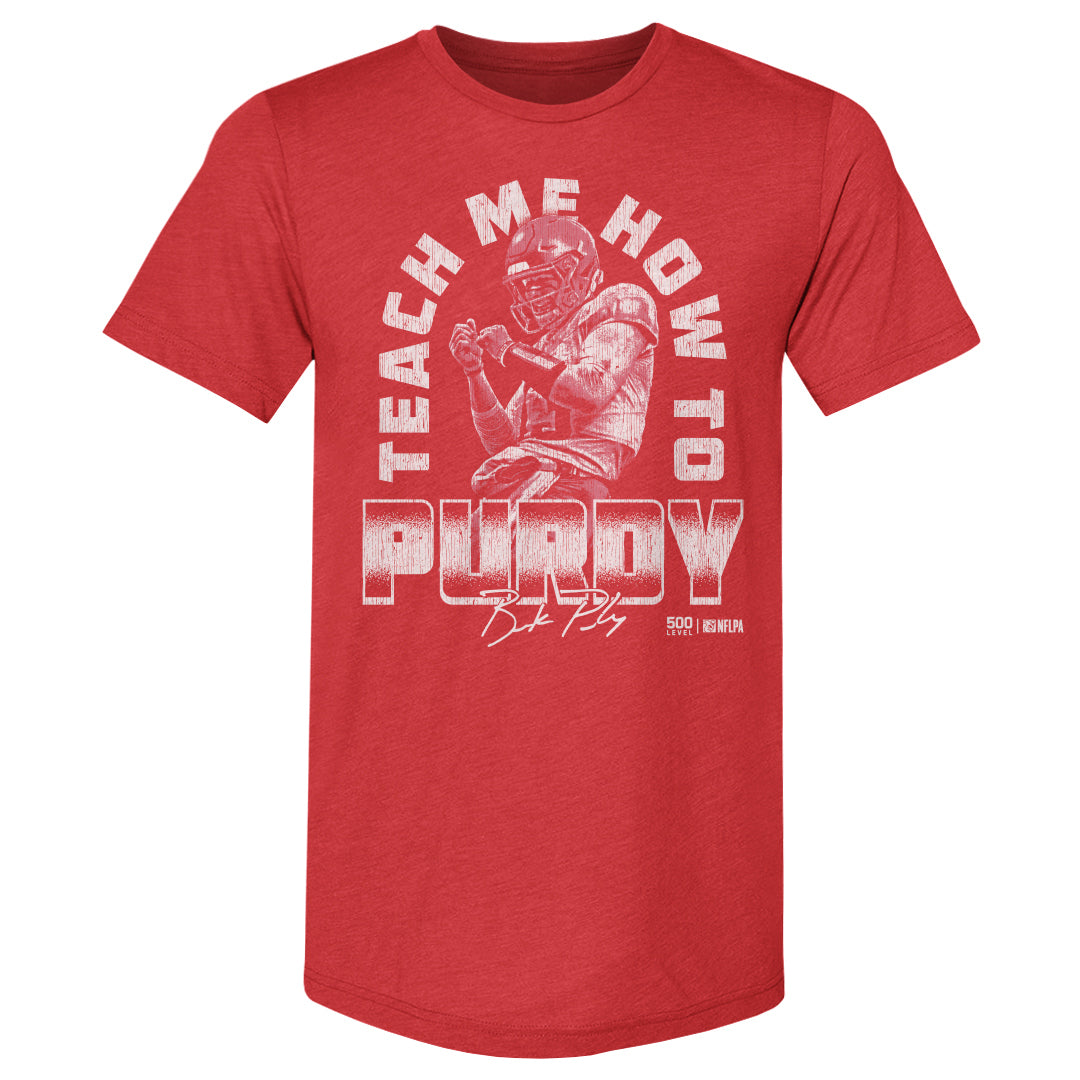 Brock Purdy Men's Premium T-Shirt | 500 LEVEL