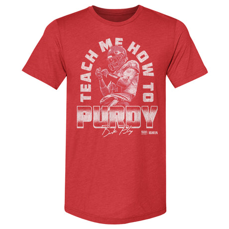 Brock Purdy Men's Premium T-Shirt | 500 LEVEL