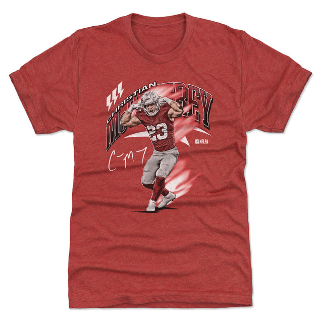 Christian McCaffrey Men's Premium T-Shirt | 500 LEVEL