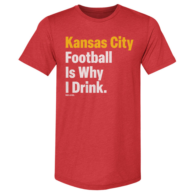 Kansas City Football Men's Premium T-Shirt | 500 LEVEL