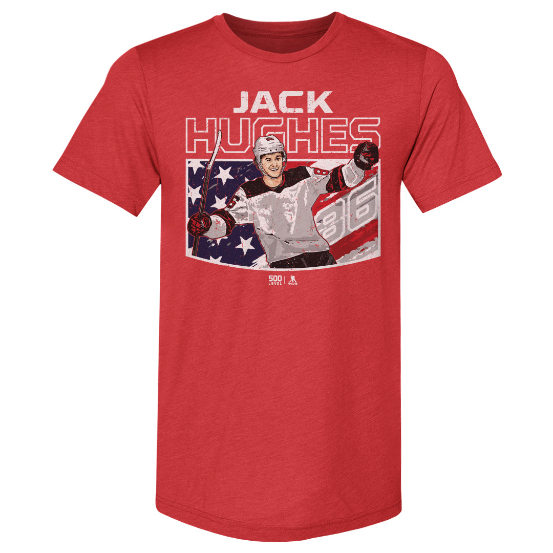 Jack Hughes Men's Premium T-Shirt | 500 LEVEL