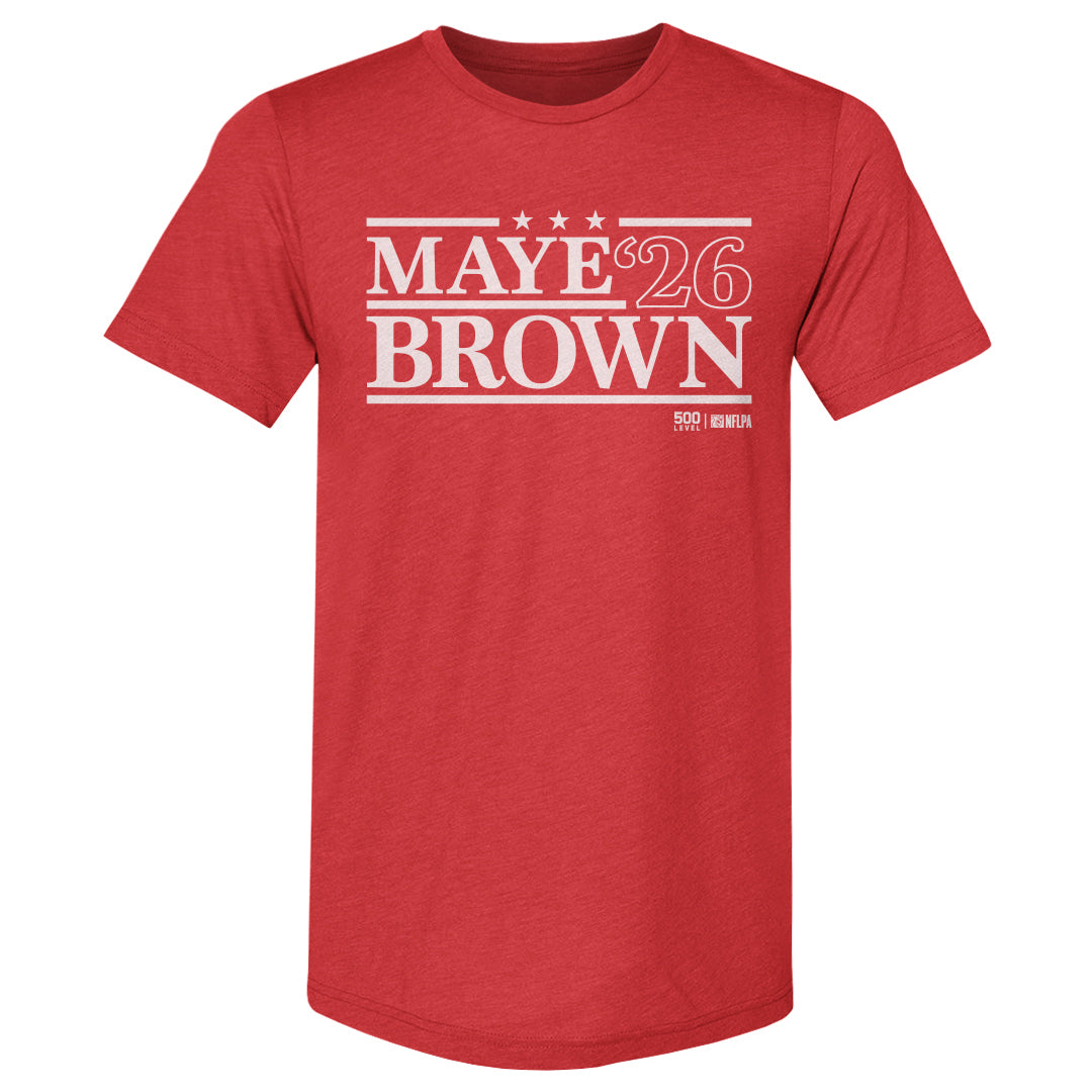 Drake Maye Men's Premium T-Shirt | 500 LEVEL