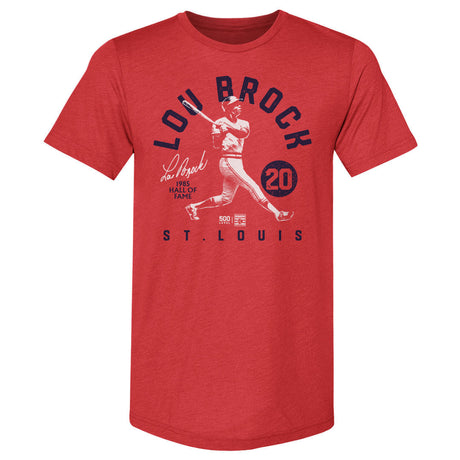 Lou Brock Men's Premium T-Shirt | 500 LEVEL