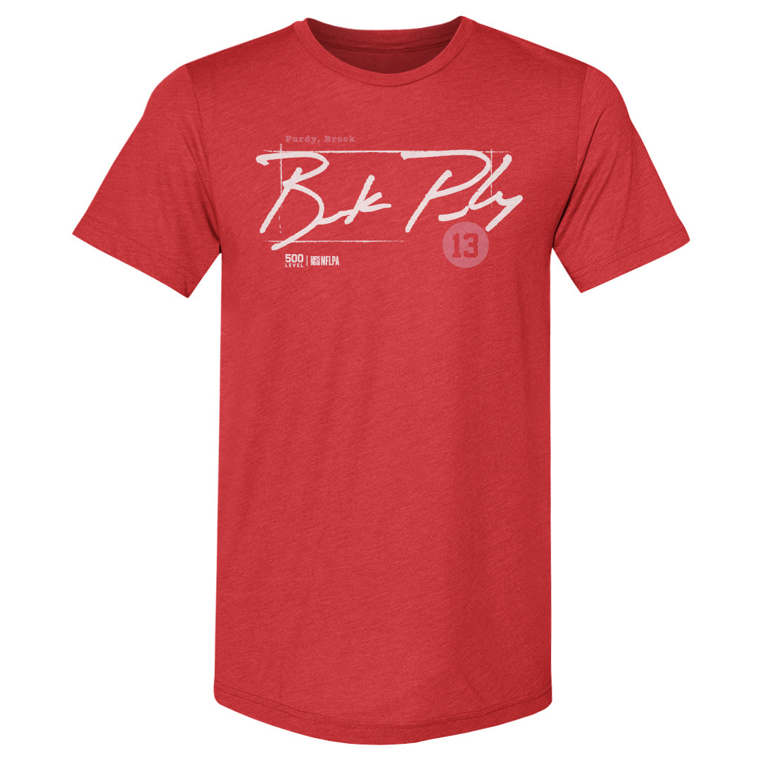 Brock Purdy Men's Premium T-Shirt | 500 LEVEL