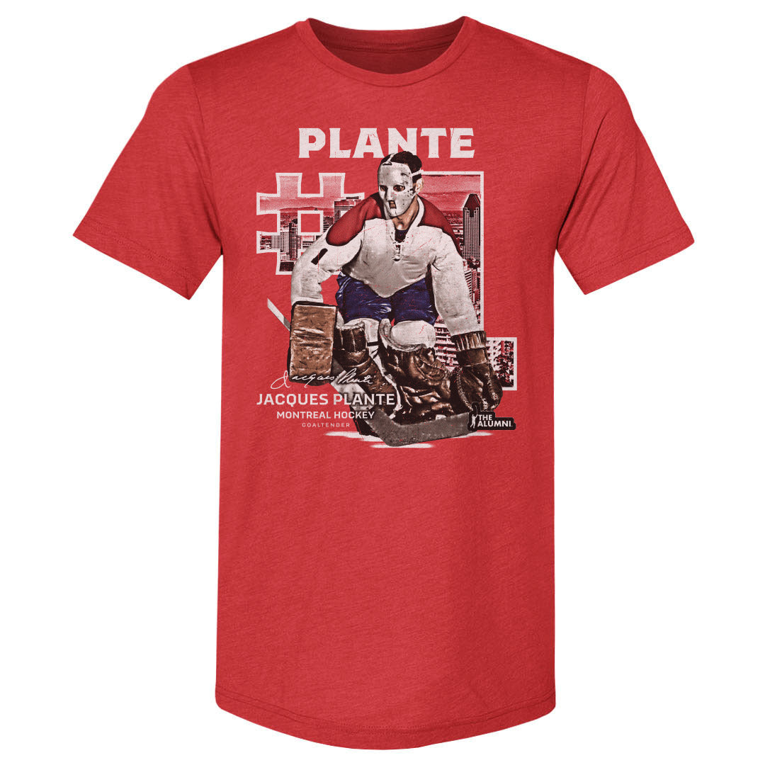 Jacques Plante Men's Premium T-Shirt | 500 LEVEL