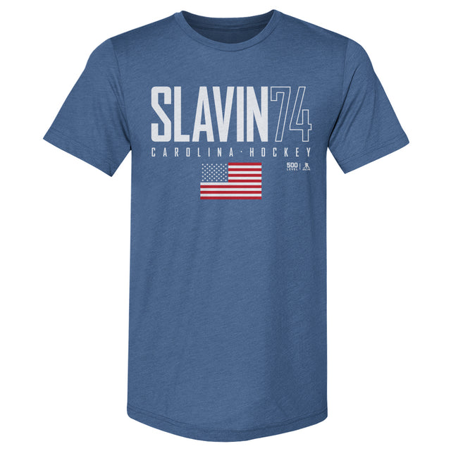 Jaccob Slavin Men's Premium T-Shirt | 500 LEVEL