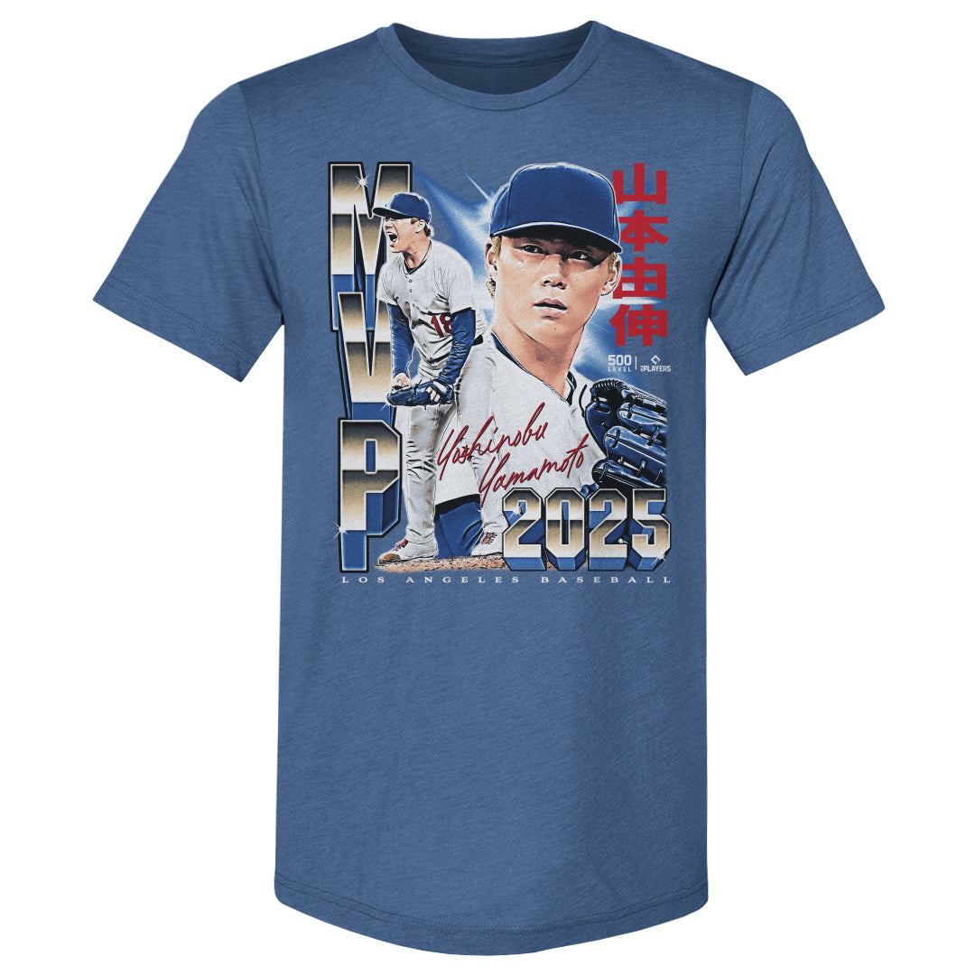 Yoshinobu Yamamoto Los Angeles D 2025 Champs MVP Men's Premium T