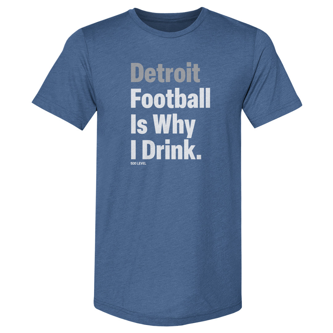 Detroit Football Men's Premium T-Shirt | 500 LEVEL
