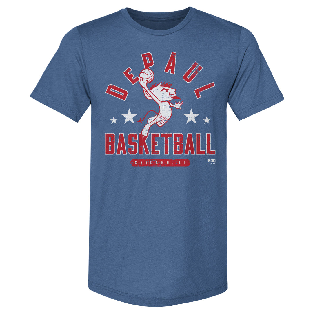 DePaul Blue Demons Men's Premium T-Shirt | 500 LEVEL
