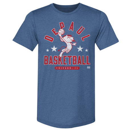 DePaul Blue Demons Men's Premium T-Shirt | 500 LEVEL