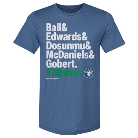 Minnesota Timberwolves Men's Premium T-Shirt | 500 LEVEL
