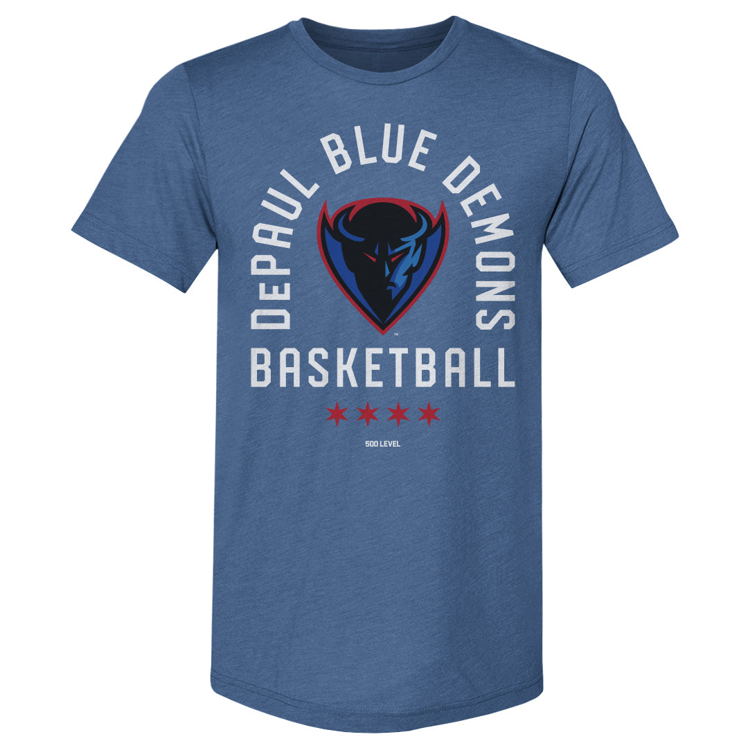 DePaul Blue Demons Men's Premium T-Shirt | 500 LEVEL