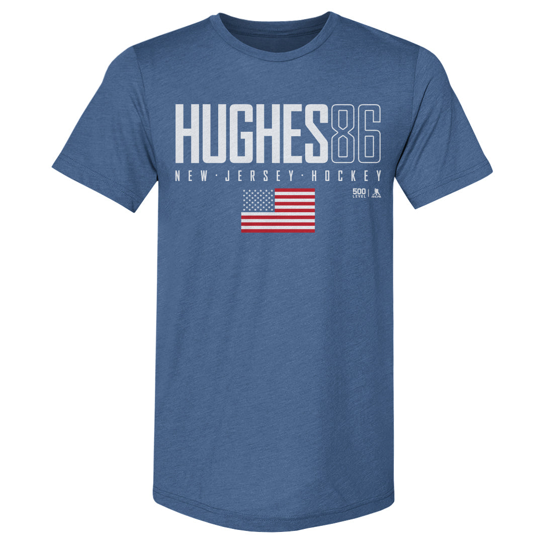 Jack Hughes Men's Premium T-Shirt | 500 LEVEL