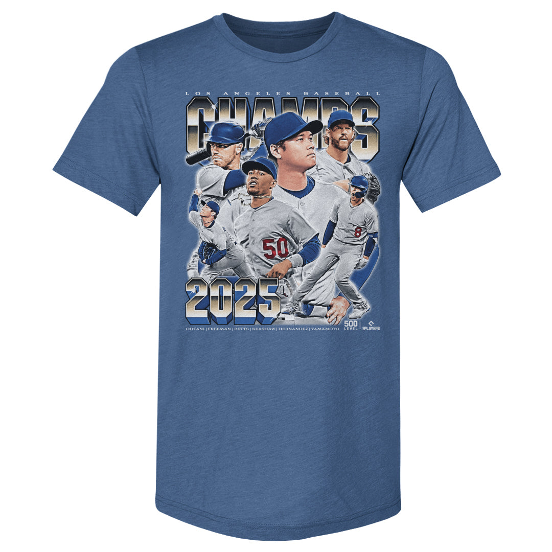Los Angeles D Baseball Men's Premium T-Shirt | 500 LEVEL