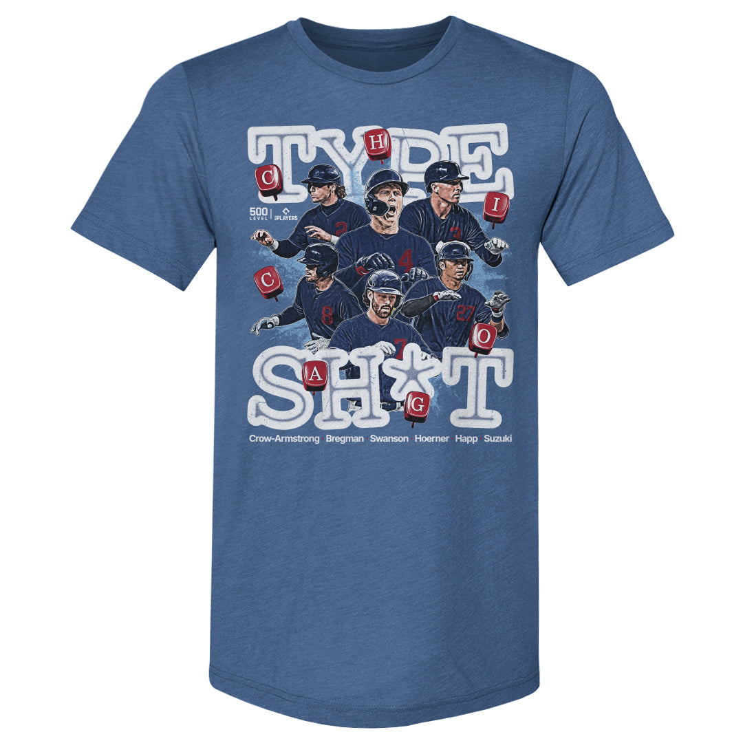 Chicago C Baseball Men's Premium T-Shirt | 500 LEVEL