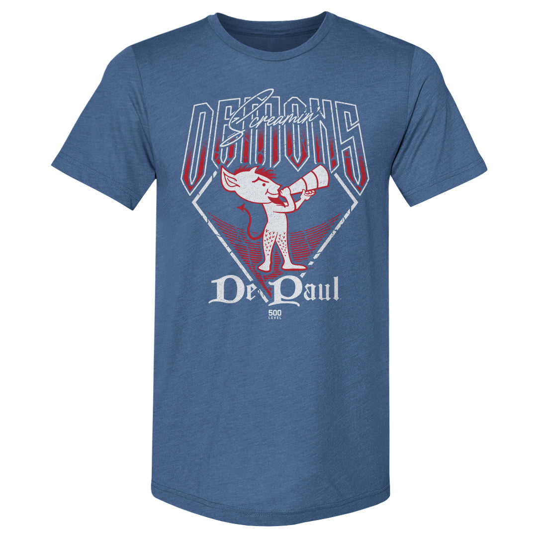 DePaul Blue Demons Men's Premium T-Shirt | 500 LEVEL