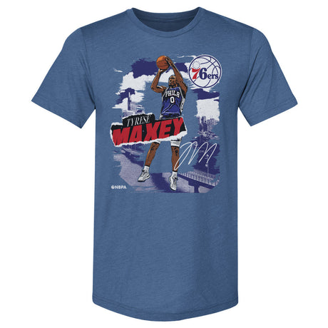 Tyrese Maxey Men's Premium T-Shirt | 500 LEVEL