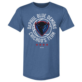 DePaul Blue Demons Men's Premium T-Shirt | 500 LEVEL
