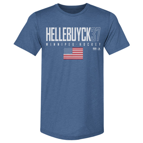 Connor Hellebuyck Men's Premium T-Shirt | 500 LEVEL