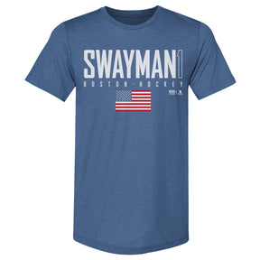 Jeremy Swayman Men's Premium T-Shirt | 500 LEVEL