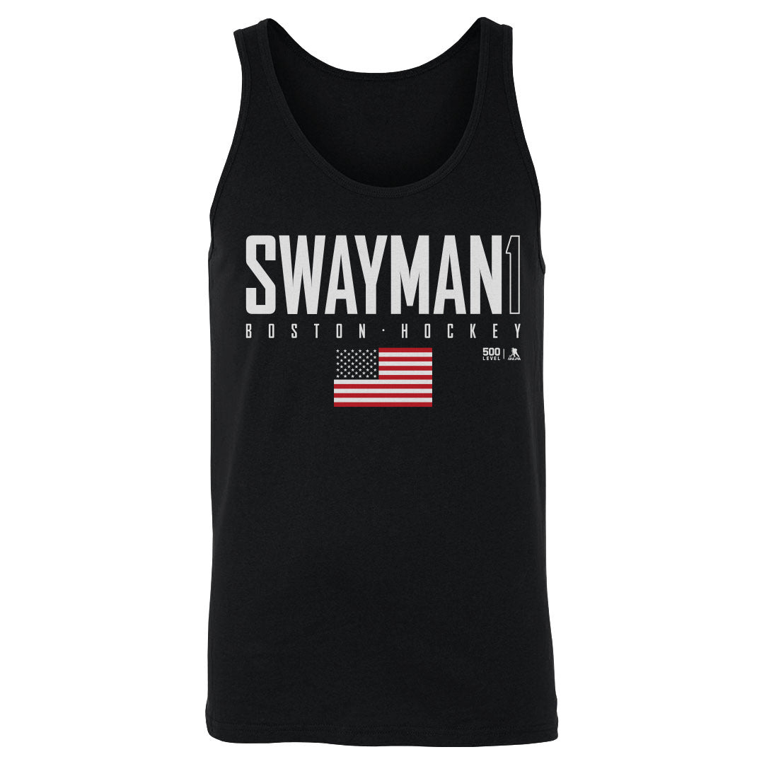 Jeremy Swayman Men's Tank Top | 500 LEVEL
