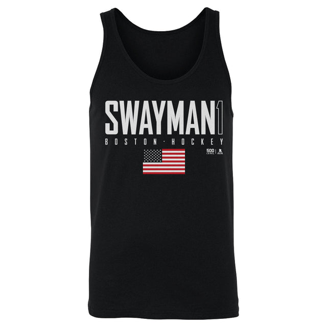 Jeremy Swayman Men's Tank Top | 500 LEVEL