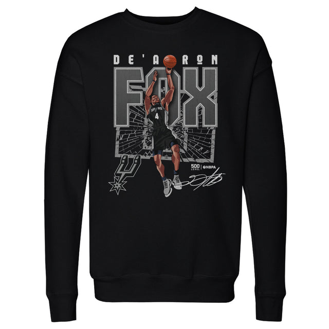 De'Aaron Fox Men's Crewneck Sweatshirt | 500 LEVEL
