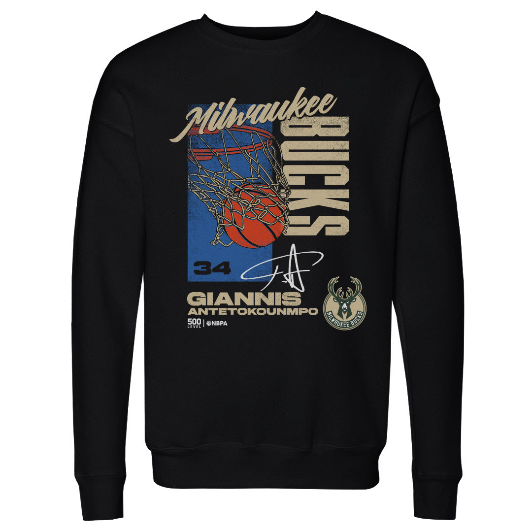 Giannis Antetokounmpo Men's Crewneck Sweatshirt | 500 LEVEL