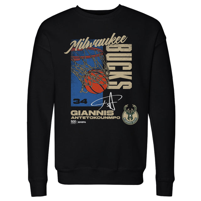 Giannis Antetokounmpo Men's Crewneck Sweatshirt | 500 LEVEL