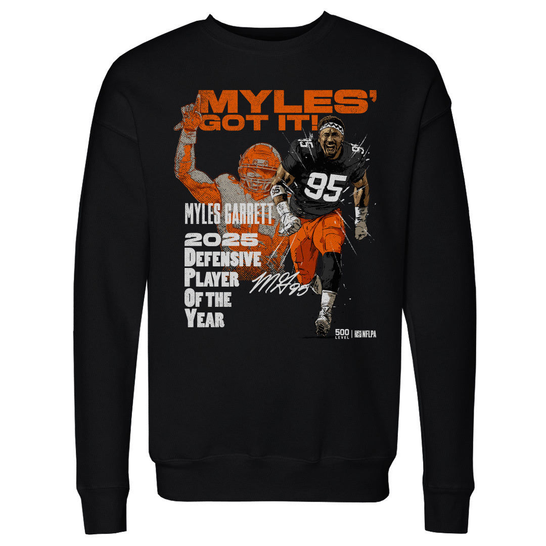 Myles Garrett Men's Crewneck Sweatshirt | 500 LEVEL