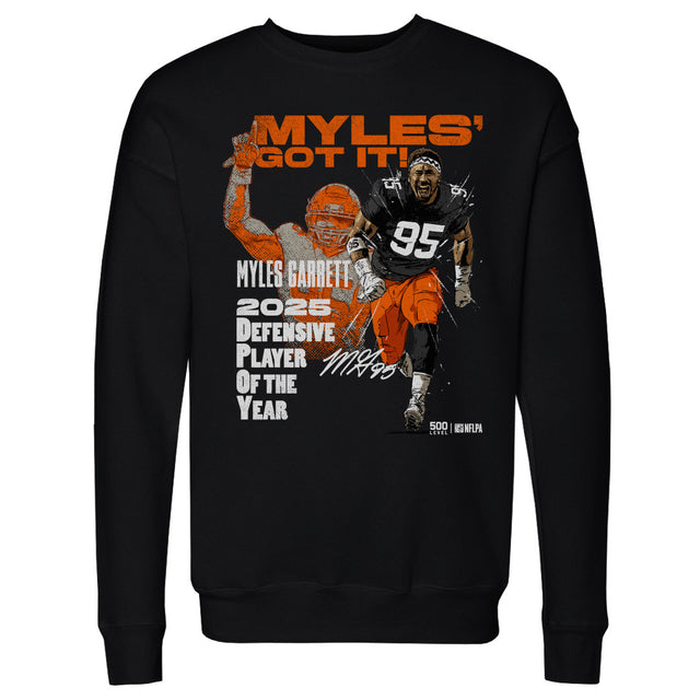 Myles Garrett Men's Crewneck Sweatshirt | 500 LEVEL