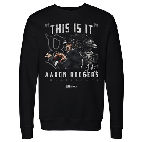 Aaron Rodgers Men's Crewneck Sweatshirt | 500 LEVEL
