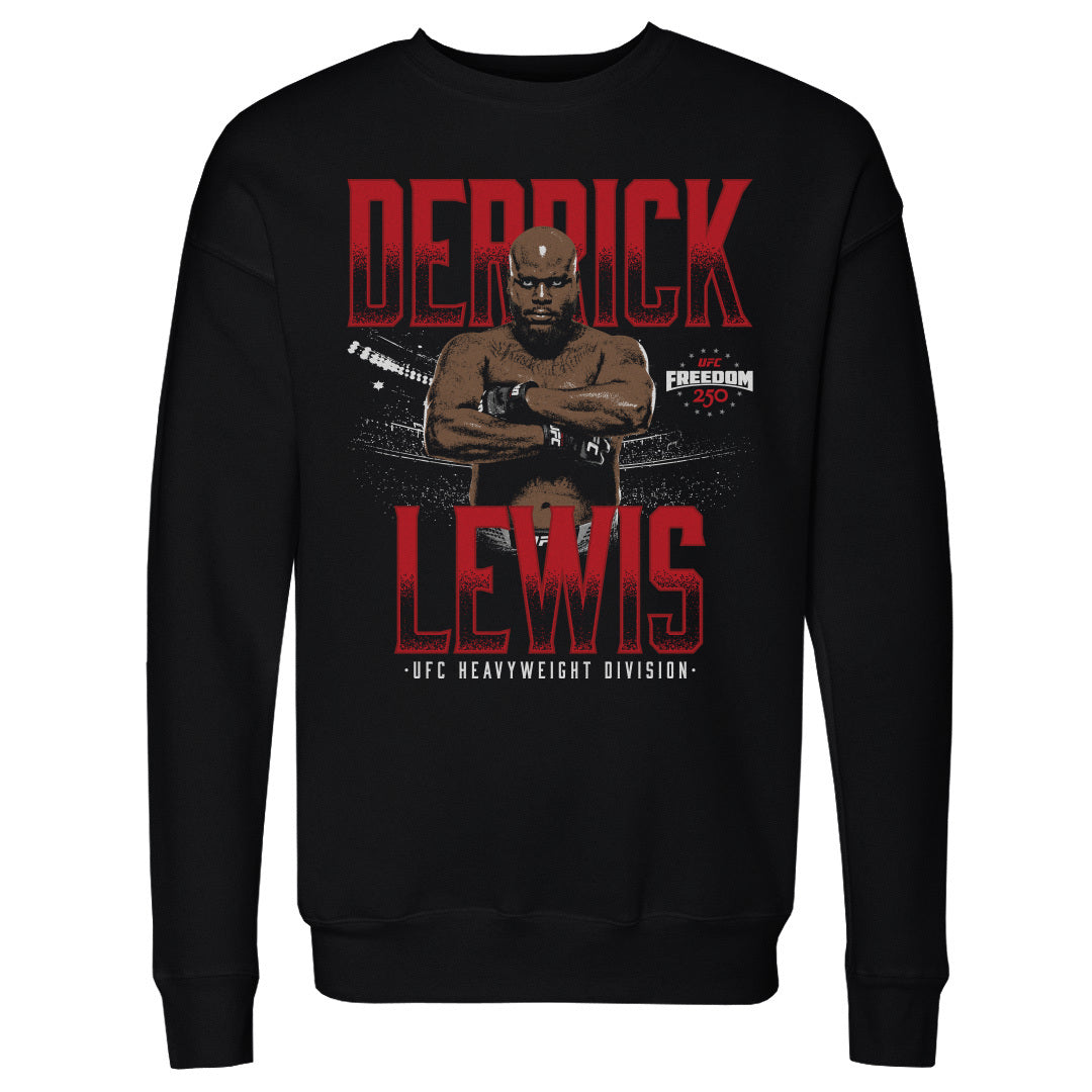 Derrick Lewis Men's Crewneck Sweatshirt | 500 LEVEL